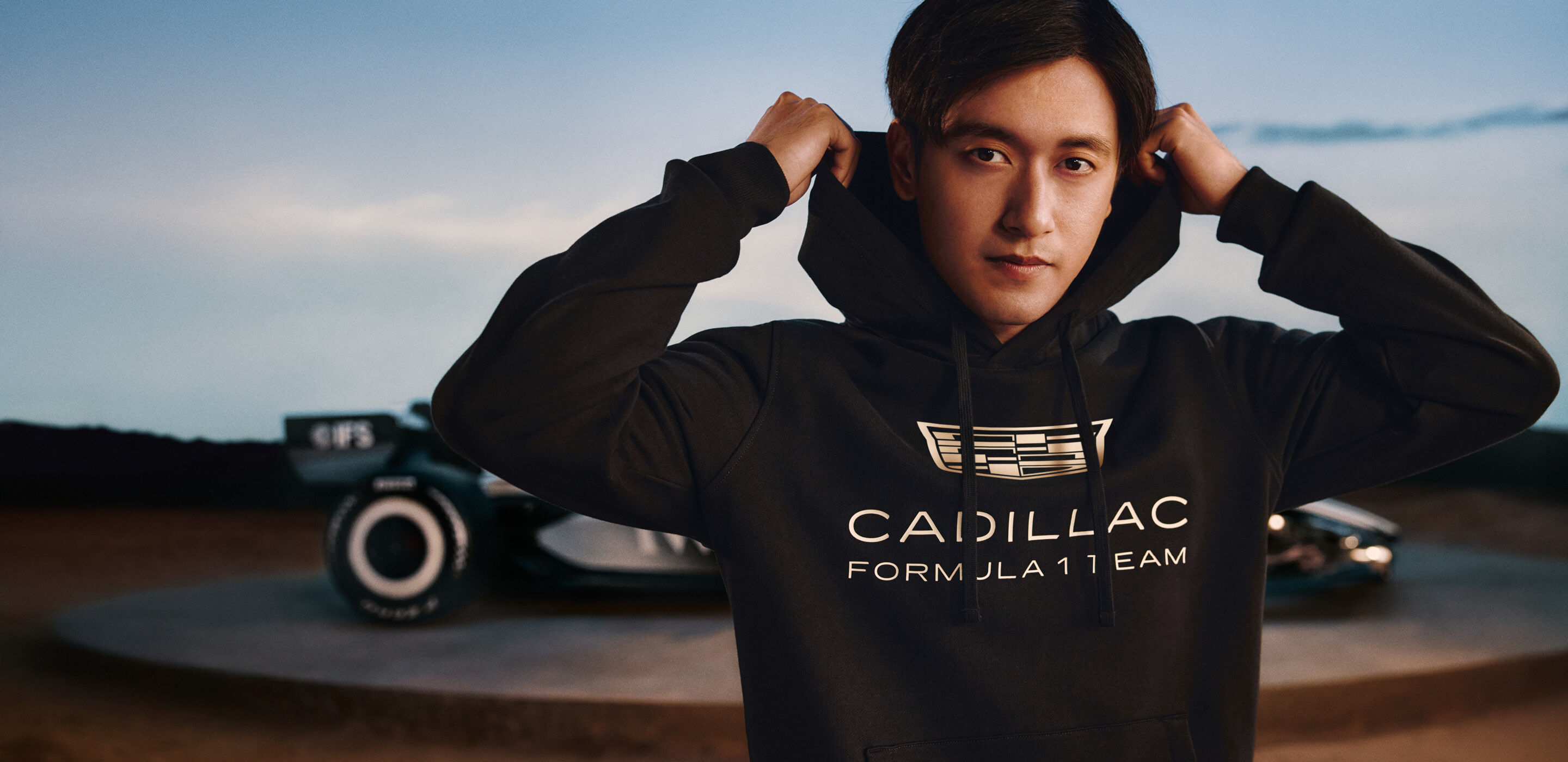 Two American Icons. One Bold Vision. The journey continues with Checo, Bottas, and Zhou.